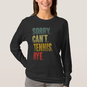 Camiseta Jugador de tenis cita sarcástica lamentablemente n
