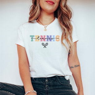 Camiseta Jugador de Tenis Colorido 