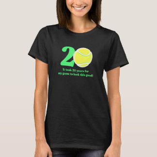 Camiseta Jugador de Tenis de 20 Años Cumpleaños 20 2002