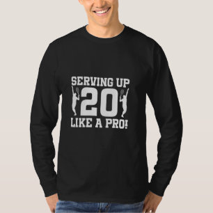Camiseta Jugador de tenis de 20 años de edad Bi