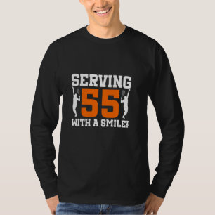 Camiseta Jugador de tenis de 55 años de edad Bi