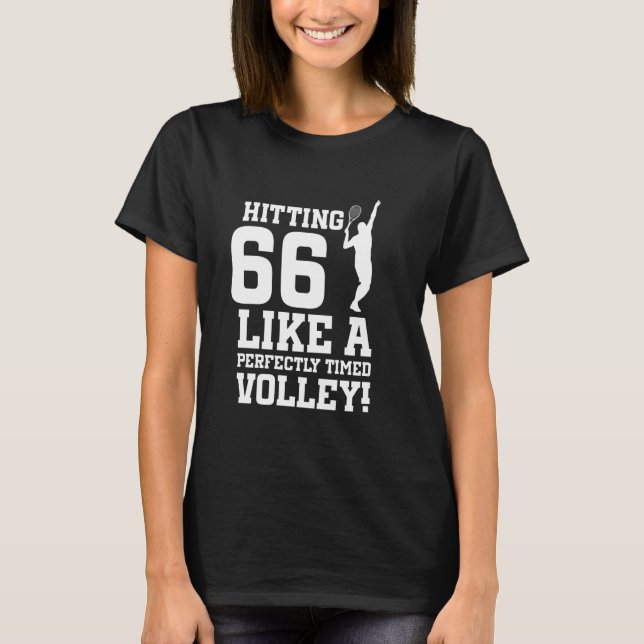 Camiseta Jugador de tenis de 66 años de edad Bi (Anverso)