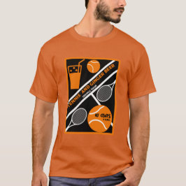 Camiseta Jugador de tenis de césped arte gráfico