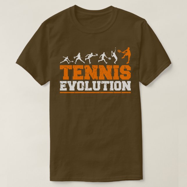 Camiseta Jugador de tenis de evolución (Diseño del anverso)