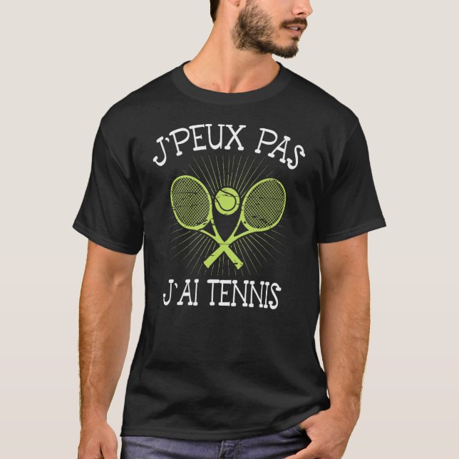 Camiseta Jugador De Tenis De J'Peux Pas J'ai (Anverso)