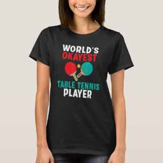 Camiseta Jugador de tenis de mesa más popular del mundo