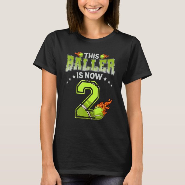 Camiseta Jugador de tenis de niños de 2 años B (Anverso)