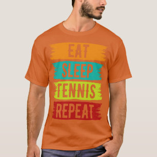 Camiseta Jugador de tenis divertido repitiendo el sueño