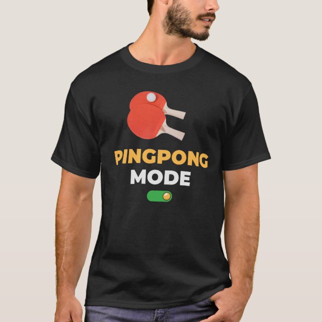 Camiseta Jugador de tenis en modo ping pong (Anverso)