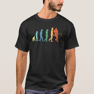 Camiseta Jugador de Tenis Evolución Retro Tenis