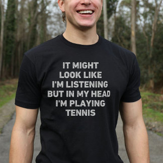 Camiseta Jugador de tenis gracioso
