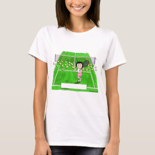 Camiseta Jugador de tenis, hembra - regalo personalizado