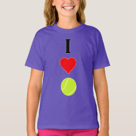 Camiseta Jugador de tenis I Love (Heart) Tennis Vertical Sp