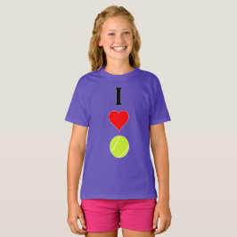 Camiseta Jugador de tenis I Love (Heart) Tennis Vertical Sp