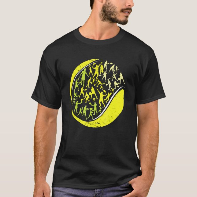 Camiseta Jugador de tenis I Tenis Balls Racket Tenn (Anverso)