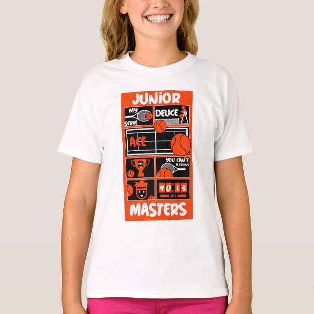 Camiseta Jugador de tenis infantil (Anverso)