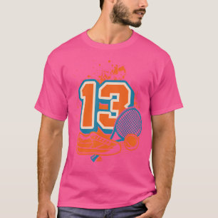 Camiseta Jugador De Tenis Juvenil 13 Años