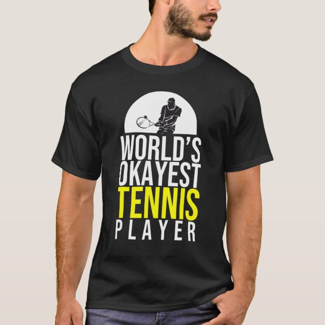 Camiseta Jugador de tenis más okánior del mundo cansa diver (Anverso)
