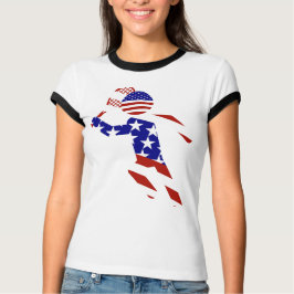 Camiseta Jugador de tenis masculino-americano