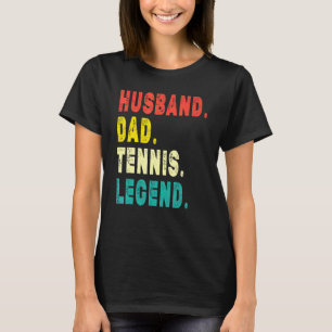 Camiseta Jugador de tenis masculino esposo papá leyenda de 