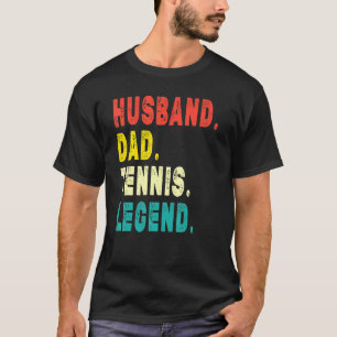 Camiseta Jugador de tenis masculino esposo papá leyenda de 