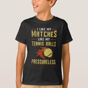 Camiseta Jugador de tenis Match Racket Court Divertido