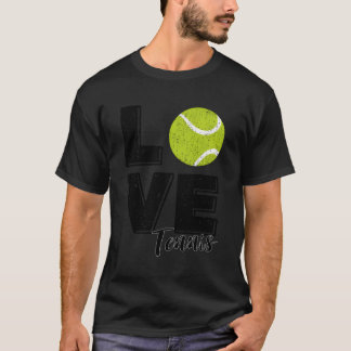 Camiseta Jugador de tenis me encanta el tenis