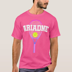 Camiseta Jugador De Tenis Nombre Chica Ariadne Ball And Rac