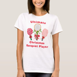 Camiseta Jugador de Tenis, Paddleball, Pickleball de Navida