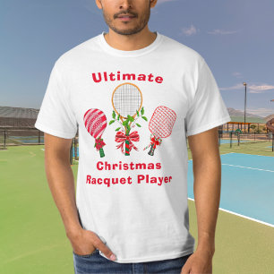 Camiseta Jugador de Tenis, Paddleball, Pickleball de Navida