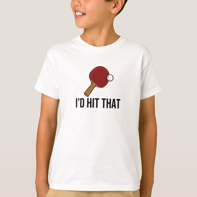 Camiseta Jugador de tenis ping pong (Anverso)