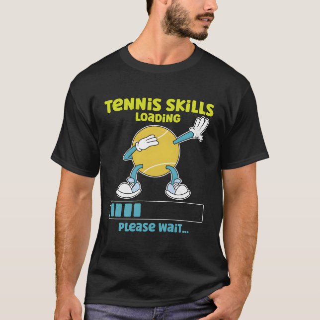 Camiseta Jugador de tenis Racket Tennis Ss Cargando Por Fav (Anverso)