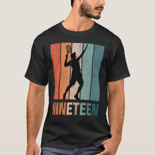 Camiseta Jugador de tenis retro de 19 años de edad Nin