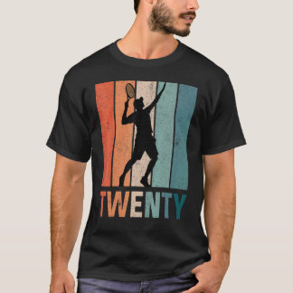 Camiseta Jugador de tenis retro de 20 años de edad