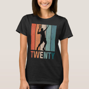Camiseta Jugador de tenis retro de 20 años de edad