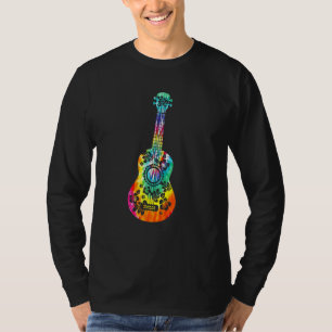 Camiseta Jugador de Tie Dye Ukulele Músico hawaiano