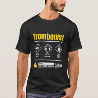 Camiseta Jugador De Trombona Instrucción Ual Para Tro Tromb