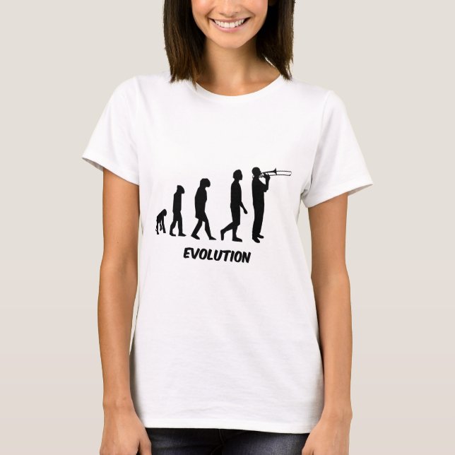 Camiseta jugador de trombone divertido (Anverso)