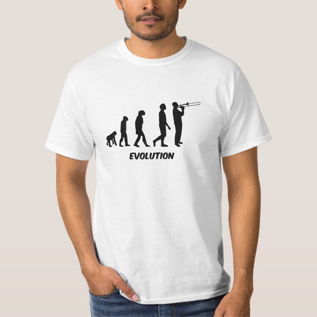 Camiseta jugador de trombone divertido (Anverso)