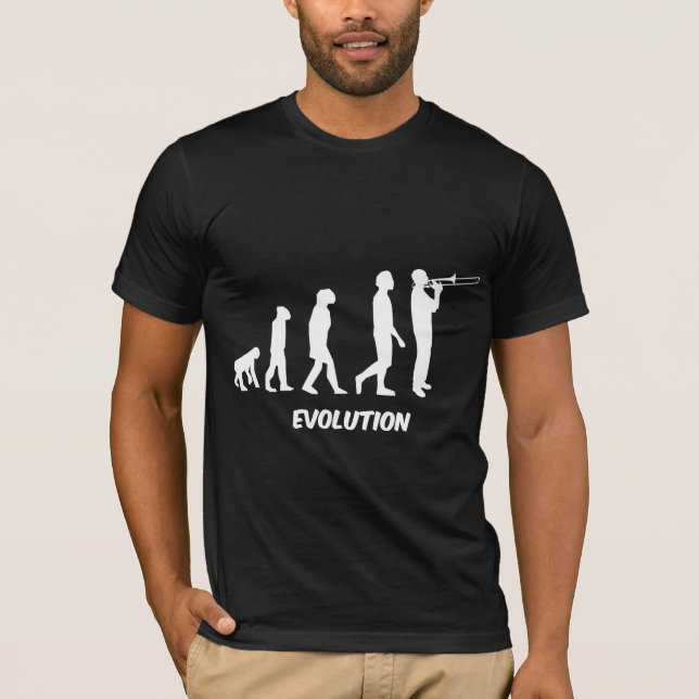 Camiseta jugador de trombone divertido (Anverso)