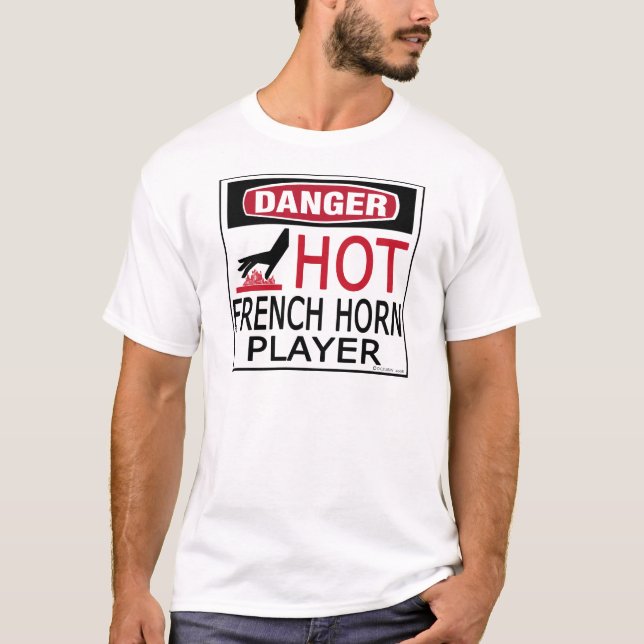Camiseta Jugador de trompa caliente (Anverso)