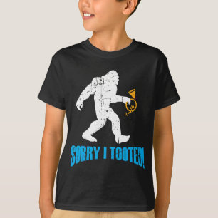 Camiseta Jugador de trompa Tooted Bigfoot Sasquatch