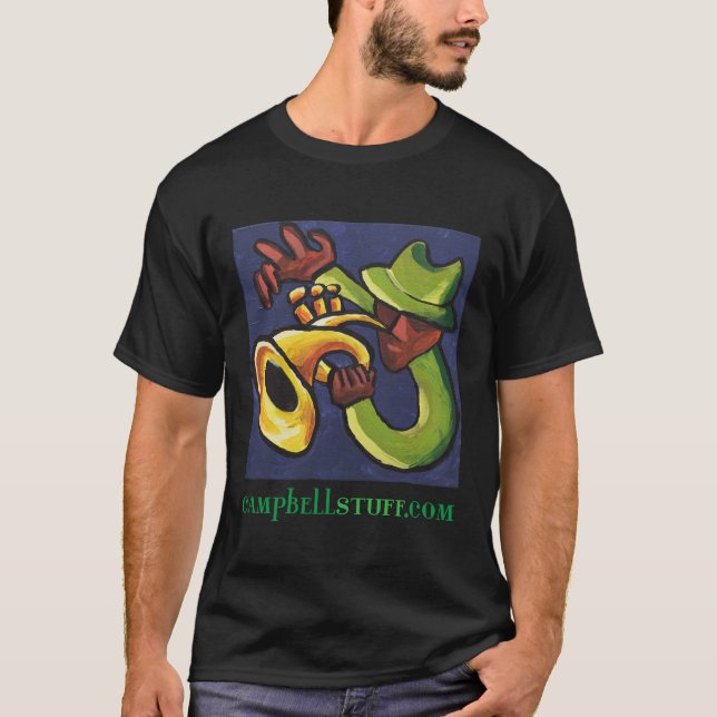 Camiseta Jugador de trompeta con el logotipo (Anverso)