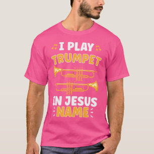 Camiseta Jugador de trompetas Jesús Trumpist Elige a Jesús