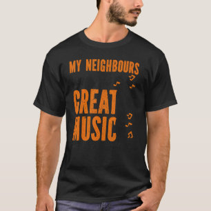 Camiseta Jugador de trompetas mis vecinos escuchan música g