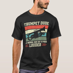 Camiseta Jugador De Truchas Viste Retro Trumpet Tío Como N
