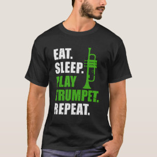Camiseta Jugador de Trump de repetición de juego de sueño d