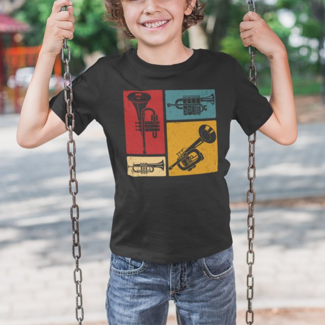Camiseta Jugador de Trumpet de banda de marchas antiguas (Subido por el creador)