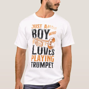 Camiseta Jugador de Trumpet, un chico al que le encanta jug