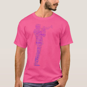 Camiseta Jugador De Trumpeta De Jazz Masculino